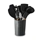 red kitchen utensil set